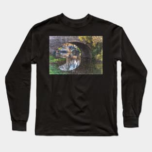 The Bridge At Hungerford Digital Art Long Sleeve T-Shirt